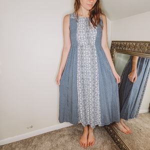 Vintage Anthony Richards Periwinkle Maxi Dress